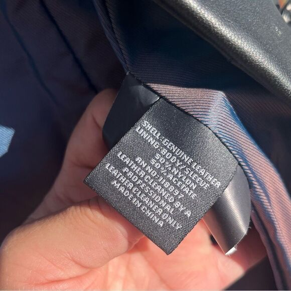 American Modern Alexander Julian Genuine Lambskin Leather Jacket - Picture 6 of 13